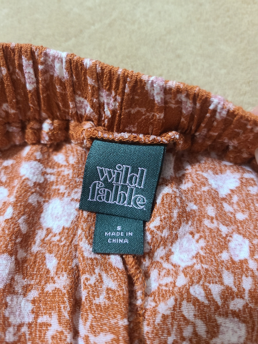 Wild Fable Rust Floral Button-Front Maxi Dress - Picture 6 of 7